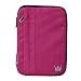 CaseCrown Faux Suede Sleeve Case (Fuschia) to Protect the Pink Acer Aspire One USB External DVD/CDRW CD Burner
