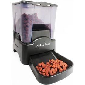 Andrew James New Large 90 Meal / Day Automatic Pet Feeder / Bowl With Voice Recorder - As Appeared On The Gadget Show