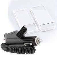 Clear Cover Case + Car Charger for Sony Ericsson W580i