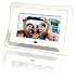 Coskin - Cadre photo num�rique 7 pouces - lecture multi-cartes - diaporama / musique de fond - blanc