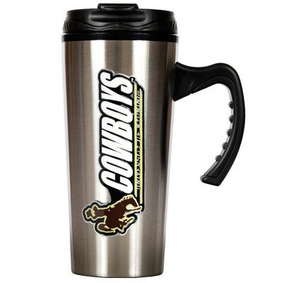 Wyoming Cowboys 16oz Stainless Travel Mug