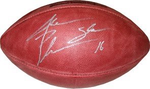 Jake Plummer Autographed/Hand Signed Official NFL Football ''Snake''