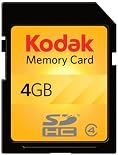 Kodak SDHC 4 GB Class 4 Flash Memory Card