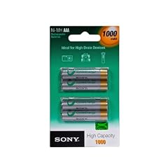 Sony Nickel-Metallhydrid Akkus 4er Pack Micro Ni-MH 1,2 V 1000 mAh