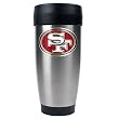San Francisco 49ers NFL 16oz Stainless Steel Travel Tumbler - Primary Logo