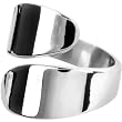 Inox Jewelry 316L Stainless Steel Wrap Around Ring