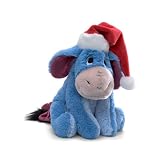 Enesco Disney- Christmas 12" Eeyore Plush - Black/Red