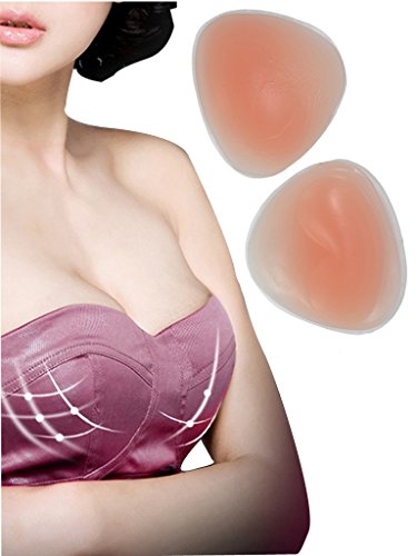 LANFEI Women Silicone Bra Inserts Triangle Push Up Bra Pads Enhancers