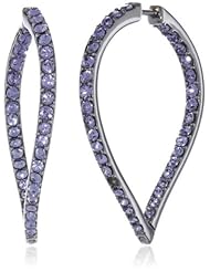 Bronze Colored Crystal Earrings
