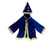 Wizard Costume and Hat Set Child 4-6