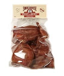 Smokehouse 100-Percent Natural Smoked Pig Ears Dog Treats, 20-Pack
