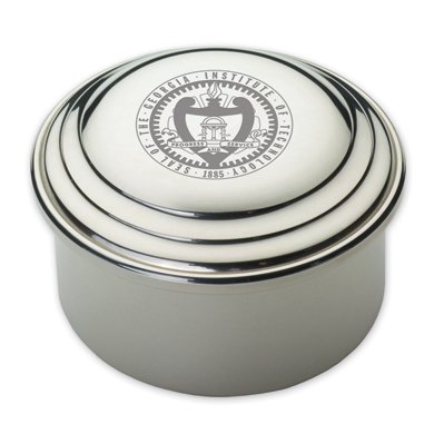 Georgia Tech Pewter Keepsake Box