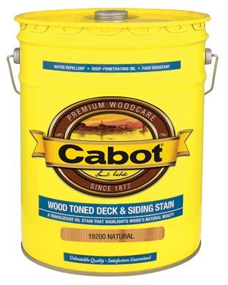 CABOT SAMUEL19200-08 5GAL NTRL WD Deck Stain