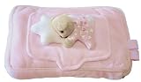 Baby Wipe Holder/Baby Wipes Travel Case, Moons & Stars Collection-Pink