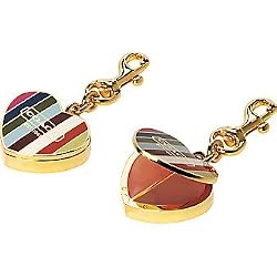 Coach Legacy Stripe Lip Gloss Charm for Bag
