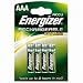 Energizer 1000mAh AAA NiMH Rechargeable Battery (Pack of 4)