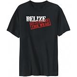 T-Shirt Mens Black  Belize NO PLACE FOR THE WEAK  Countries