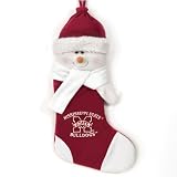 Mississippi State Bulldogs NCAA Snowman Holiday Stocking (22)