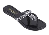 New Fashion Womens Slip On Sequins Sandals Shoes 4 Colors