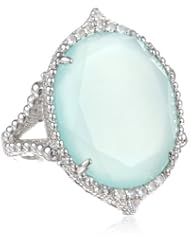 Judith Ripka "Arabesque" Large Oval Stone Ring