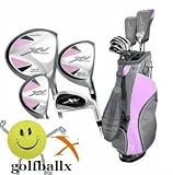 Affinity Ladies Right Hand XV Pink Golf Club Set W/bag &Free Putter; Regular or Petite Length; Fast Shipping