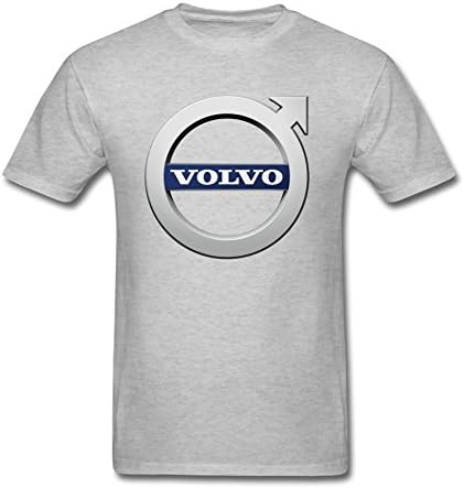 Sunmile Tees Men's Volvo Logo Short Sleeve T-Shirt XX-Large Grey