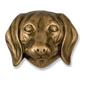 Dachshund Door Knocker Bronze