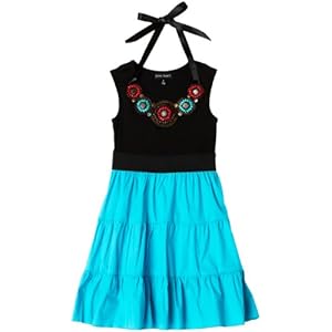 Secret Charm Girls 7-16 Scoop Neck Dress With Trim