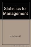 Statistics for management