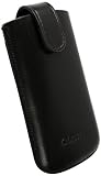 Produkt-Bild: Krusell Asper&ouml; Leder Etui mit R&uuml;ckzugfunktion f&uuml;r Doro 332gsm schwarz