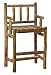 Rush Creek Log Cabin Style Pub Chair