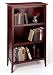 Winsome 92348 Espresso Beechwood SHELF BOOKCASE 3-TIER TOSCANA