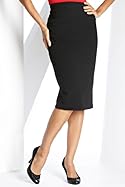 Perfect Knee Length Ribbed Jersey Skirt