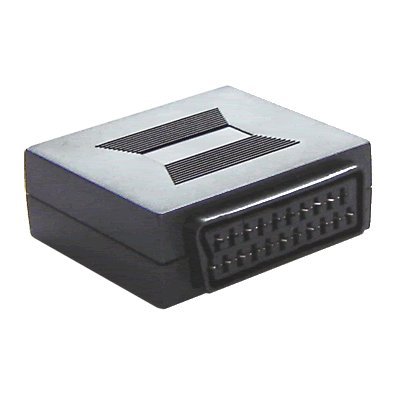 SCART Coupler/ Joiner/ Gender Changer Female to Female F-F, all 21 Pins Wired