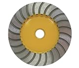 Pearl Abrasive PW4MH PW Series Premium Turbo Cup Wheel 4 x 5/8-11 Thread  (Medium)
