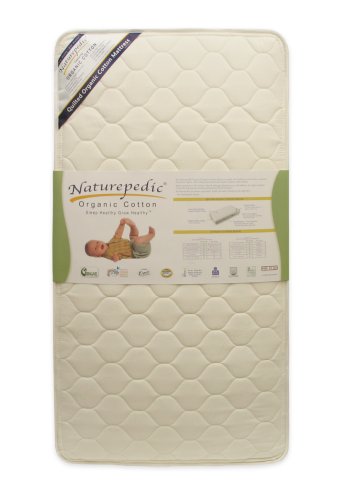 Naturepedic Quilted Organic Cotton Deluxe Crib Mattress