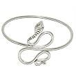 Gift for Her Arm Jewelry Armlet in Sterling Silver 3 inches (armlt059)