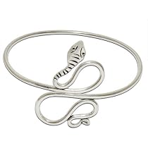 Gift for Her Arm Jewelry Armlet in Sterling Silver 25 gms. 3 inches (armlt059)