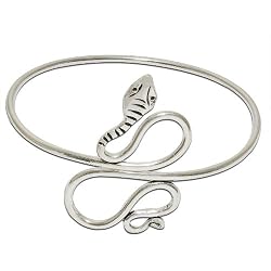 Gift for Her Arm Jewelry Armlet in Sterling Silver 3 inches (armlt059)