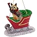 Silky Terrier Sleigh Ride Christmas Ornament - DELIGHTFUL! by Conversation Concepts