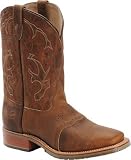 Double-H Men's Steel Toe Wide Square Ice Roper Style: DH3660
