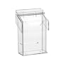 Wetterfeste Prospektbox / Prospekthalter mit Deckel im DIN A6 Hochformat aus Acrylglas