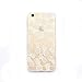 iPhone 6 Case,LUOLNH Henna White Pineapple Clear Plastic Case Cover for iPhone 6/6s 4.7 inch
