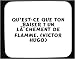 Qu'est-ce que ton baiser ? Un lÃšchement de flamme. (Victor Hugo) tapis de souris décoré