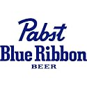 Pabst Blue Ribbon Decal Sticker - Size:3.0 x 4.8 inches - Color:Royal Blue