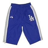 MLB Los Angeles Dodgers Baby / Infant Comfortable Fit Mesh Lined Track Pants with Embroidered Logo - Blue (Size: 3-6)