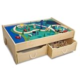 KidKraft Train Table and Trundle Drawers