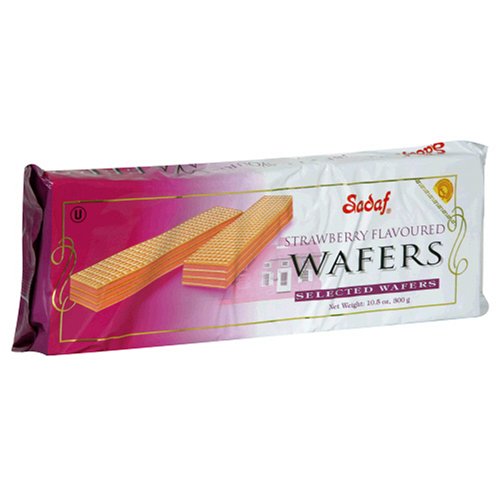 Sadaf Wafer, Strawberry Flavor, 10.5-Ounce Package, (Pack of 24) by SADAF