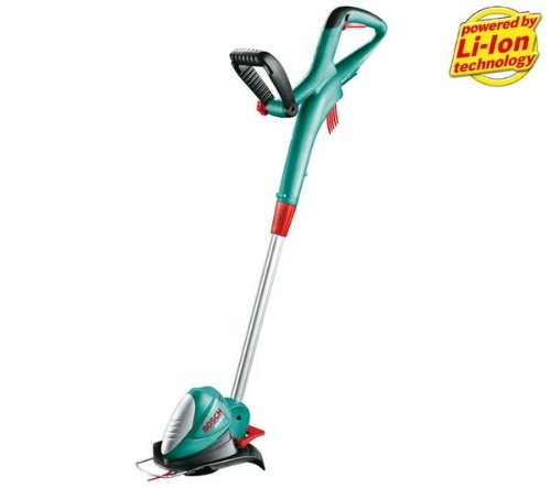 détail Bosch Coupe-bordures sans fil ART 26 LI coupant 26 cm avec chargeur rapide 1h, 23 lames rigides en plastique et 1 batterie 0600878L01