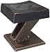 Kare 75776 Hocker Key S 41 x 4 x 4, MDF, schwarz